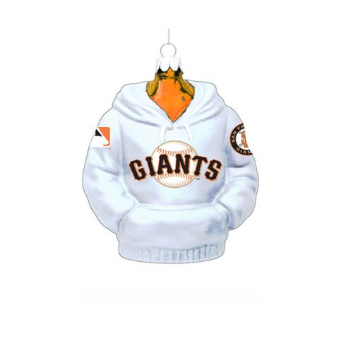 Kurt Adler 4-1/2-Inch San Francisco Giants Glass Hoodie Sweatshirt Ornament Kurt Adler 4-1/2-Inch San Francisco Giants Glass Hoodie Sweatshirt Ornament