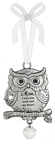 Mom I Love You With Owl My Heart – Beautiful Blessings Owl Ornament by Ganz