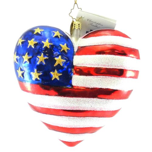 Christopher Radko September 11, 2001 Brave Heart Ornament