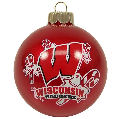 NCAA Wisconsin Badgers Traditional 2 5/8″ Ornament