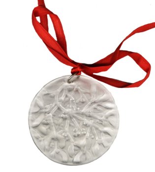 Lalique Crystal 1988 Christmas Ornament from France