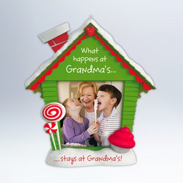 What Happens At Grandmas 2012 Hallmark Christmas Ornament