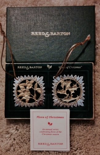 Reed & Barton Flora of Christmas Ornaments – 1989