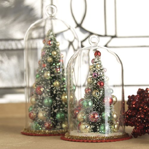 RAZ Imports – Tree in Glass Dome Ornaments
