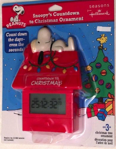 Peanuts Snoopy’s Countdown to Christmas Digital Holiday Tree Ornament