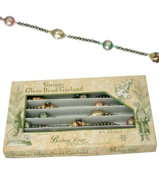 Bethany Lowe Gorgeous Pastel Glass Garland