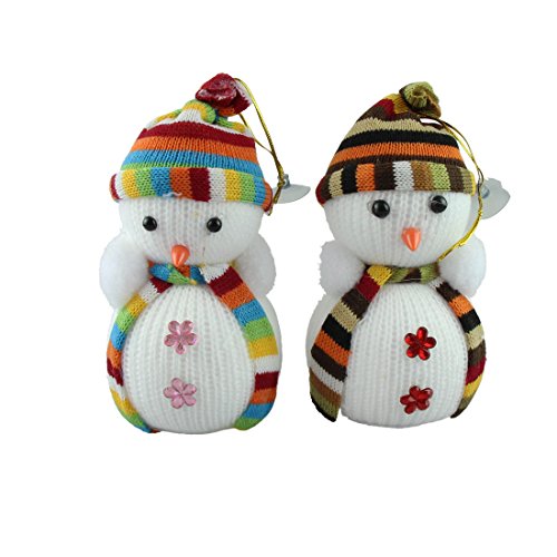 Voberry®New Arrival Christmas Snowmen Hanging Home Party Ornaments Random Color