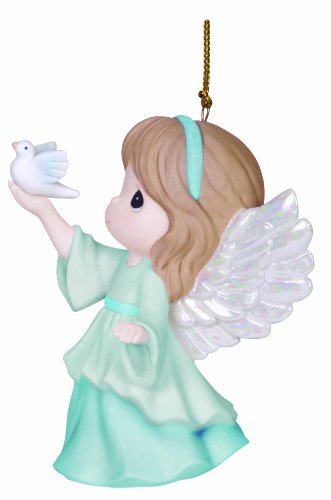 Precious Moments Company Annual Angel Holding Dove Ornament