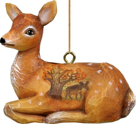 Deer Ornament 65925 G. DeBrekht Artistic Studios