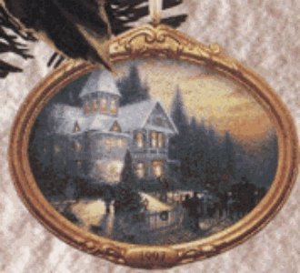 Hallmark Keepsake Ornament – Victorian Christmas 1st in Series by Thomas Kinkade, Painter of Light 1997 (QXI6135)