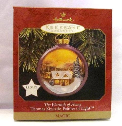 1997 The Warmth of Home Thomas Kinkade, Painter of Light Magic Hallmark Ornament