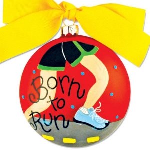 Coton Colors Born to Run * Glass Holiday Gift PO-RUN-NOMSG