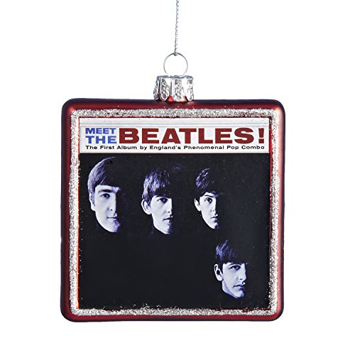 Kurt Adler Meet The Beatles Glass Album Cover Christmas Ornament