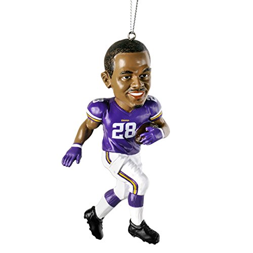 Adrian Peterson (Minnesota Vikings) Forever Collectibles 4″ NFL Player Ornament