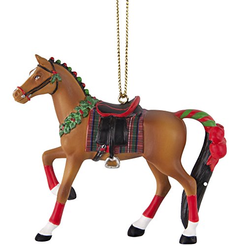 Trail of the Painted Pony Old English Holiday Christmas Ornament