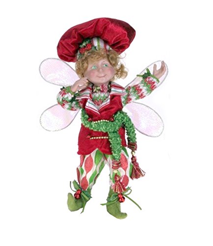 Mark Roberts Collectible Mary Engelbreit Bowl of Cherries Christmas Fairy Boy – Small 12″ #51-42708