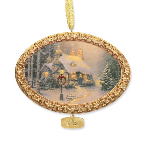 Enesco Thomas Kinkade Painter of Light Stonehearth Hutch Ornament, 2-3/4-Inch