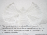 Christmas Quote – Laura Ingalls Wilder