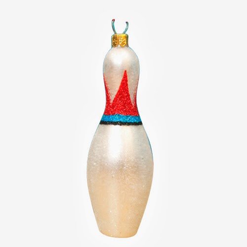 Ornaments to Remember: BOWLING PIN Christmas Ornament