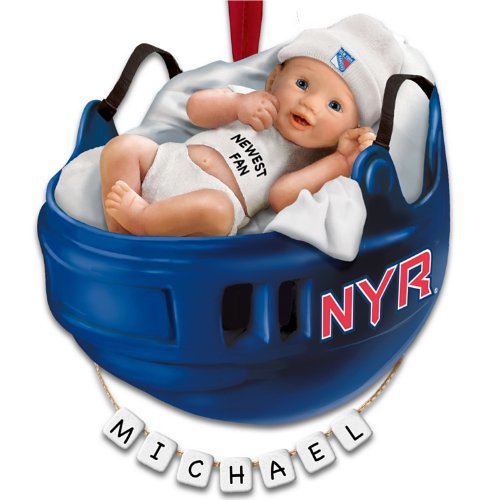 NHL® New York Rangers® Personalized Baby’s First Ornament by The Bradford Exchange