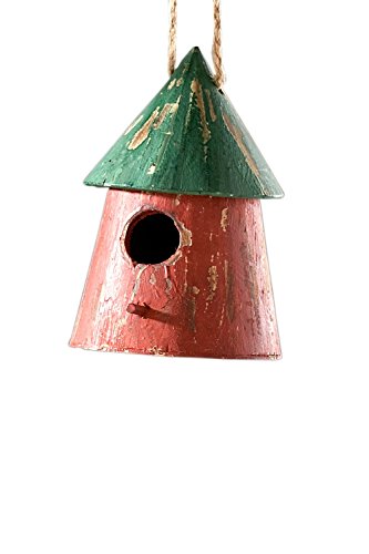 Sage & Co. XAO14795RG Round Birdhouse Ornament Set