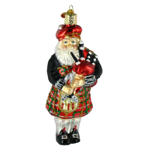 Old World Christmas Highland Santa Ornament