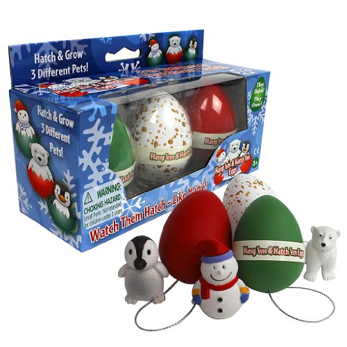 Christmas Ornament Grow Egg Hatchems – Hang ‘Em and Hatch ‘Em X-Mas Hatching Eggs – Grow Three Different Super Sized Pets! Christmas Ornament Grow Egg Hatchems – Hang ‘Em and Hatch ‘Em X-Mas Hatching Eggs – Grow Three Different Super Sized Pets!