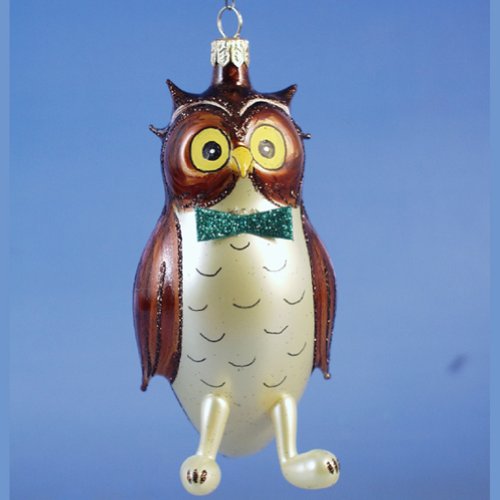 De Carlini De Carlini Owl A2102 Ornament Bird Wisdom New Ornament Bird Wisdom – Blown Glass 5.00 IN