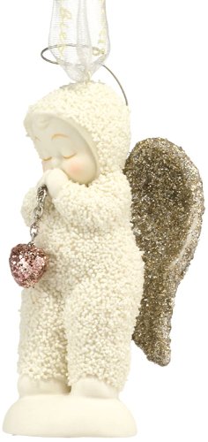 Snowbabies Dream Angel of My Heart Ornament, 3.25-Inch