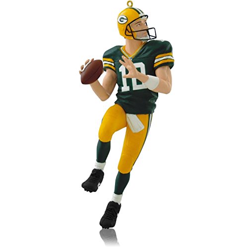 Aaron Rodgers Green Bay Packers 20th In The Football Legends Series – 2014 Hallmark Keepsake Ornament