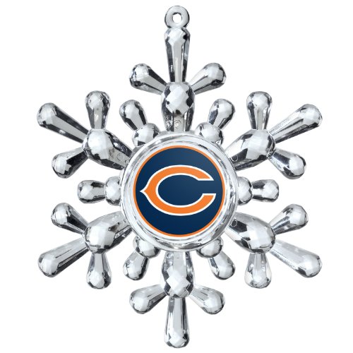 Chicago Bears Traditional Snowflake Ornament