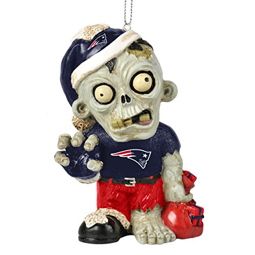 NFL 2014 Zombie Christmas Hanging Ornament 4″ (New England Patriots)