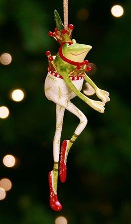 Patience Brewster Mini Dancing Frog Ornament