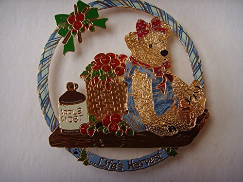 Bailey in the Orchard Apple Cider 3″ Collectible Christmas Ornament ; “Life’s Harvest”