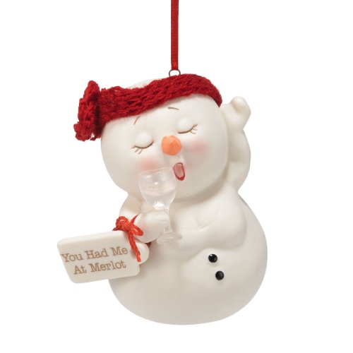Department 56 Snow Pinions You Had Me At Merlot Ornament, 3-Inch