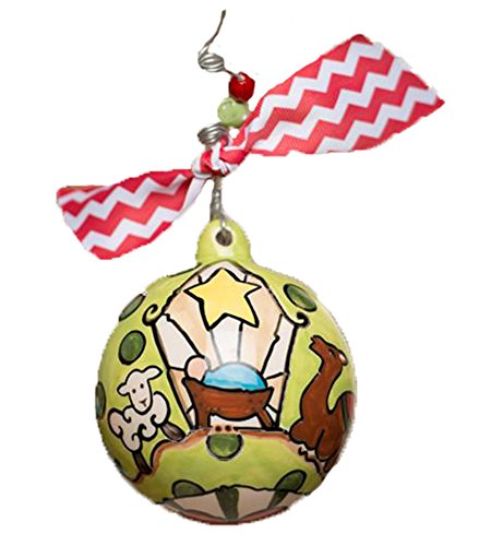 Glory Haus God So Loved The World Ball Ornament, 4 by 4-Inch