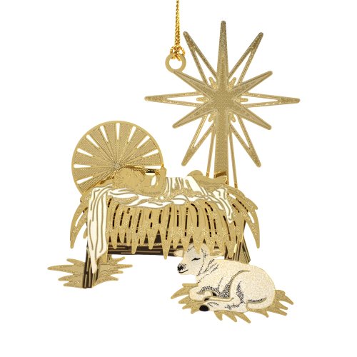 ChemArt Timeless Manger Ornament