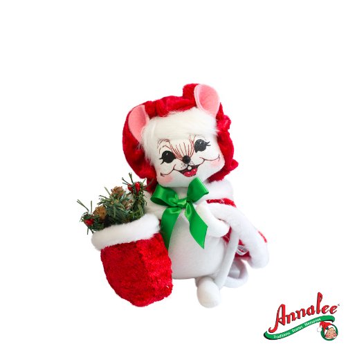 2012 Annalee Dolls 8″ Cozy Mrs. Santa Mouse for Christmas