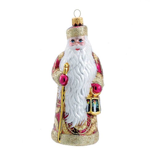 David Strand Kurt Adler Russian Santa Ornament, 6.1-Inch