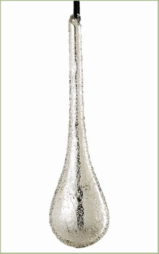 Sage & Co Glass Iced Dew Drop Christmas Ornament