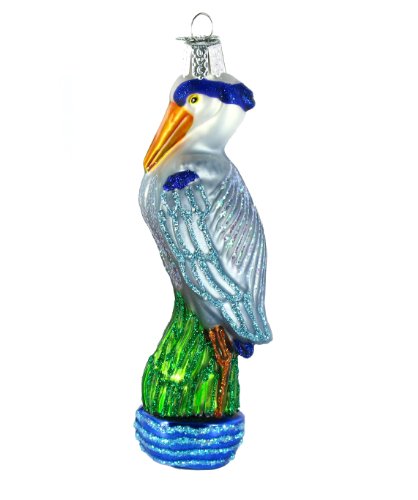 Old World Christmas Great Blue Heron Ornament
