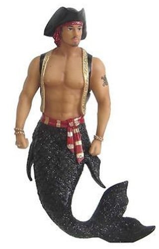 December Diamonds Sebastian the Pirate Merman Ornament