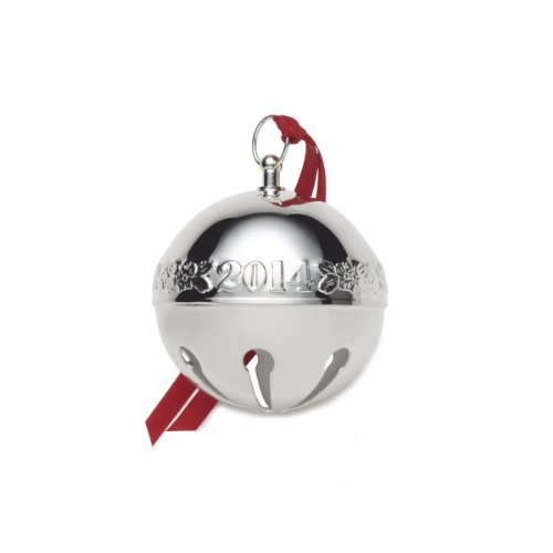 Wallace 2014 44th Edition Silver-Plated Sleigh Bell Ornament