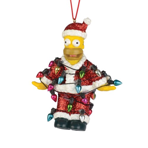 Department 56 The Simpson’s from Homer in Lights Ornament