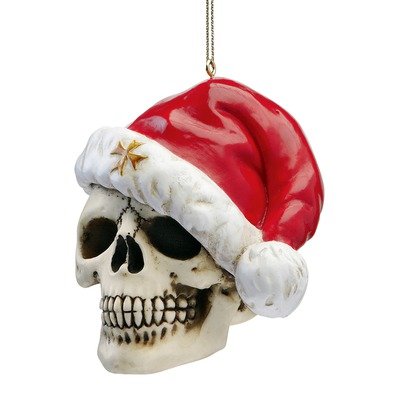 Design Toscano CL6229 Skelly Claus Holiday Skeleton Ornament