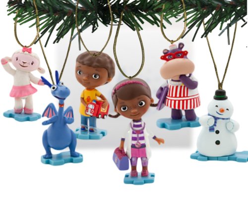 Disney’s Doc McStuffins Holiday Ornament Set- (6) Piece Set- Limited Availability