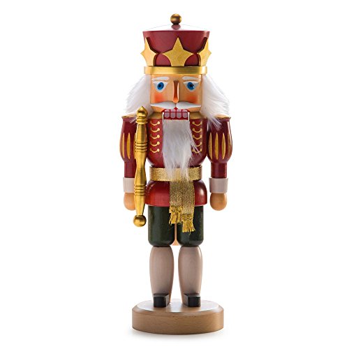 32-532 – Christian Ulbricht Nutcracker – Red King – 15″”H x 5.5″”W x 5″”D