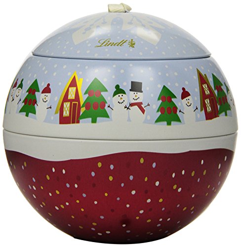 Lindt Chocolate Lindor Truffles Milk Chocolate Snowman Truffle Ornament, 6.3 oz.