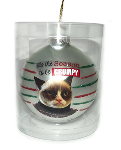 3″ Grumpy Cat Ornament “Tis The Season To Be Grumpy”