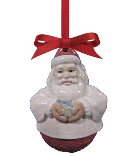 Nao by Lladro #1608, Deco Santa Ball Ornament